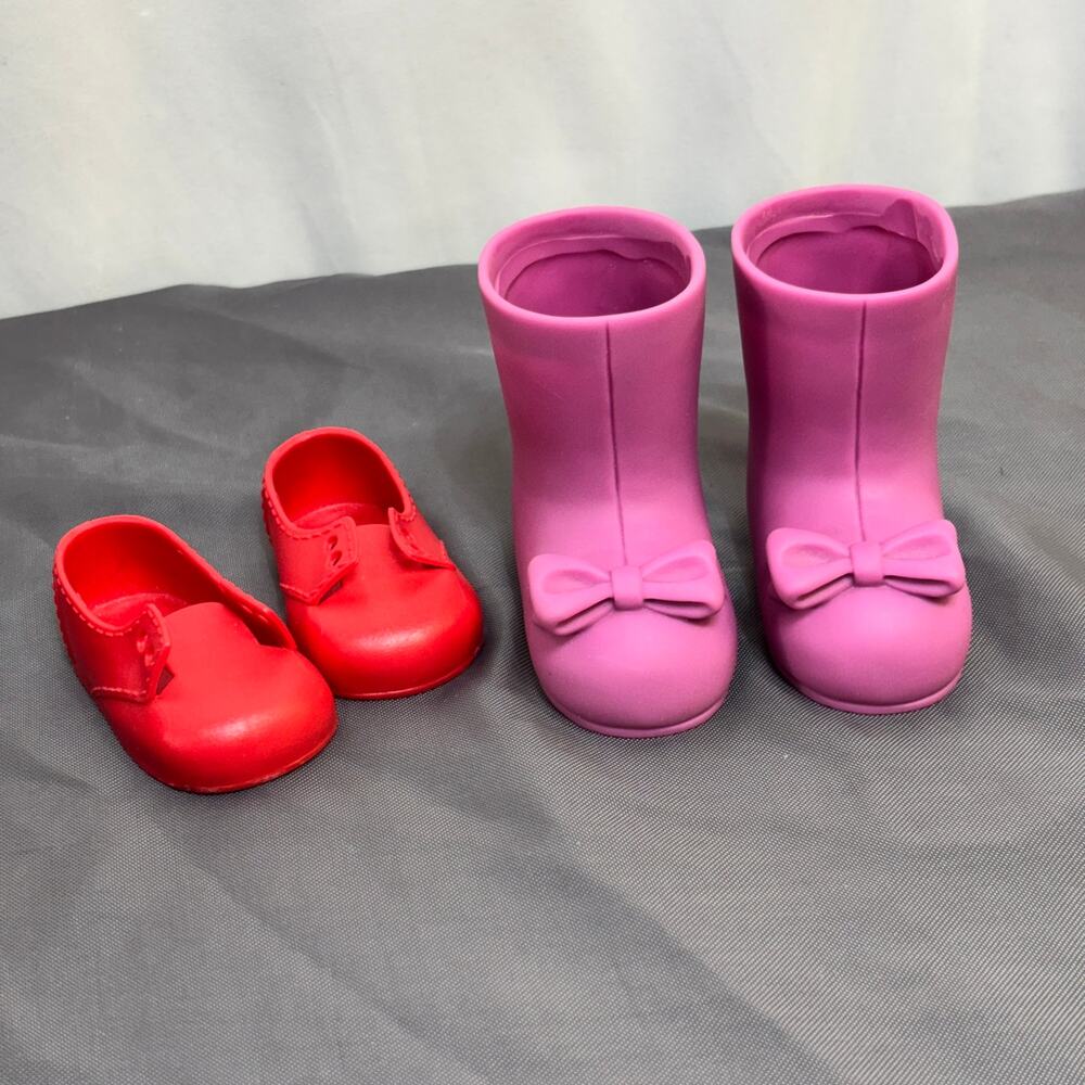 Our Generation Fashion Doll Accessories Pink Boots & Red Shoes 18" Dolls Battat